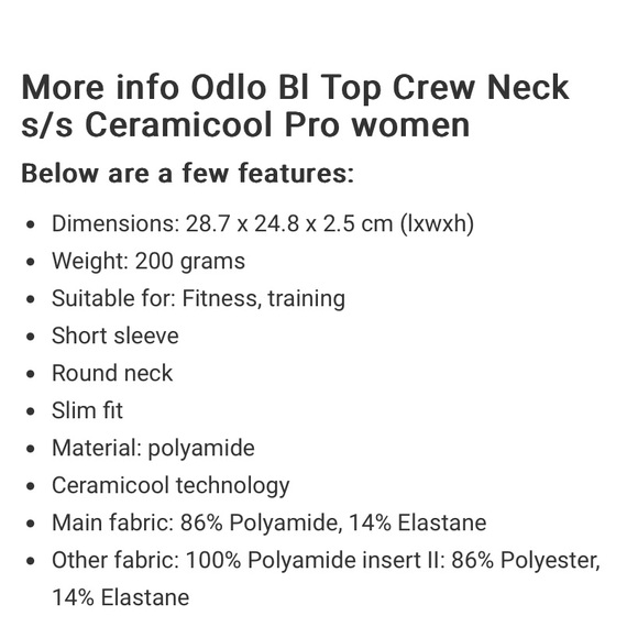Odlo Ceramicool Pro Pool Green/Crystal Teal Base Layer Top - Picture 3 of 10